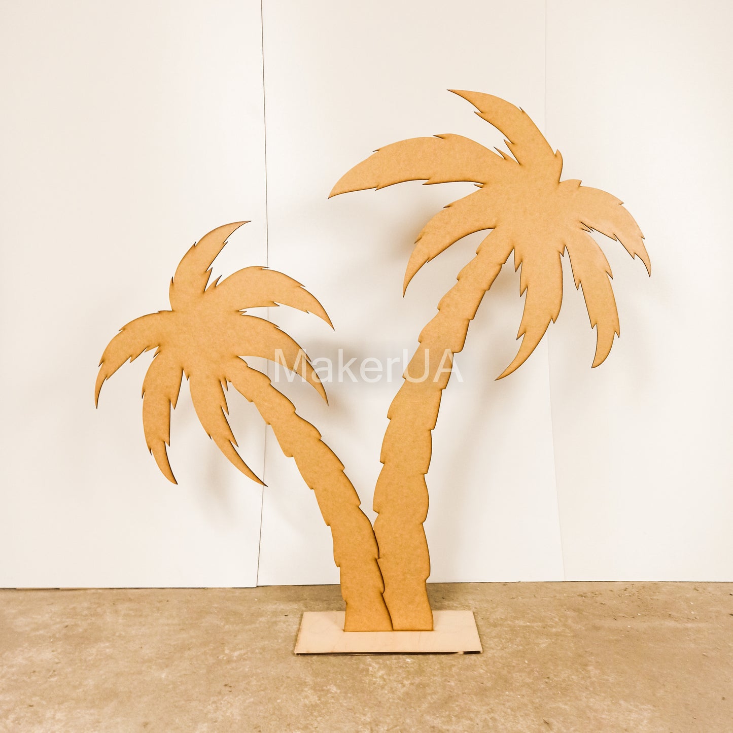 Palm tree party decorations free standing decor birthday photo props beach themed style - MakerUA