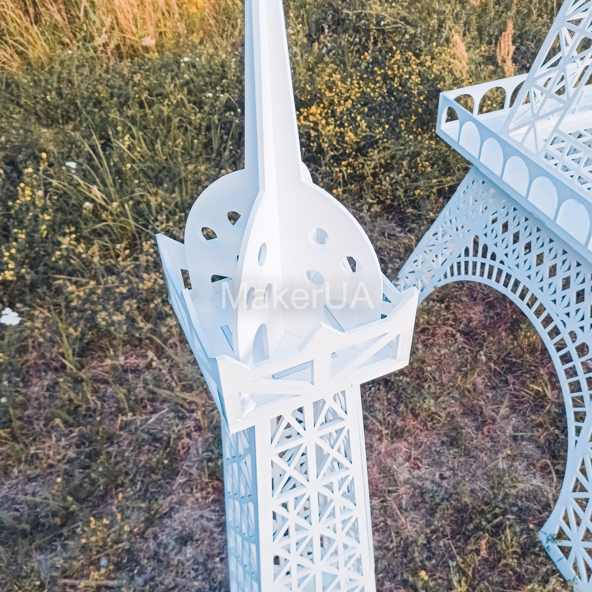Eiffel Tower Paris 3d centerpiece decoration photo booth party prop event birthday wedding decor - MakerUA