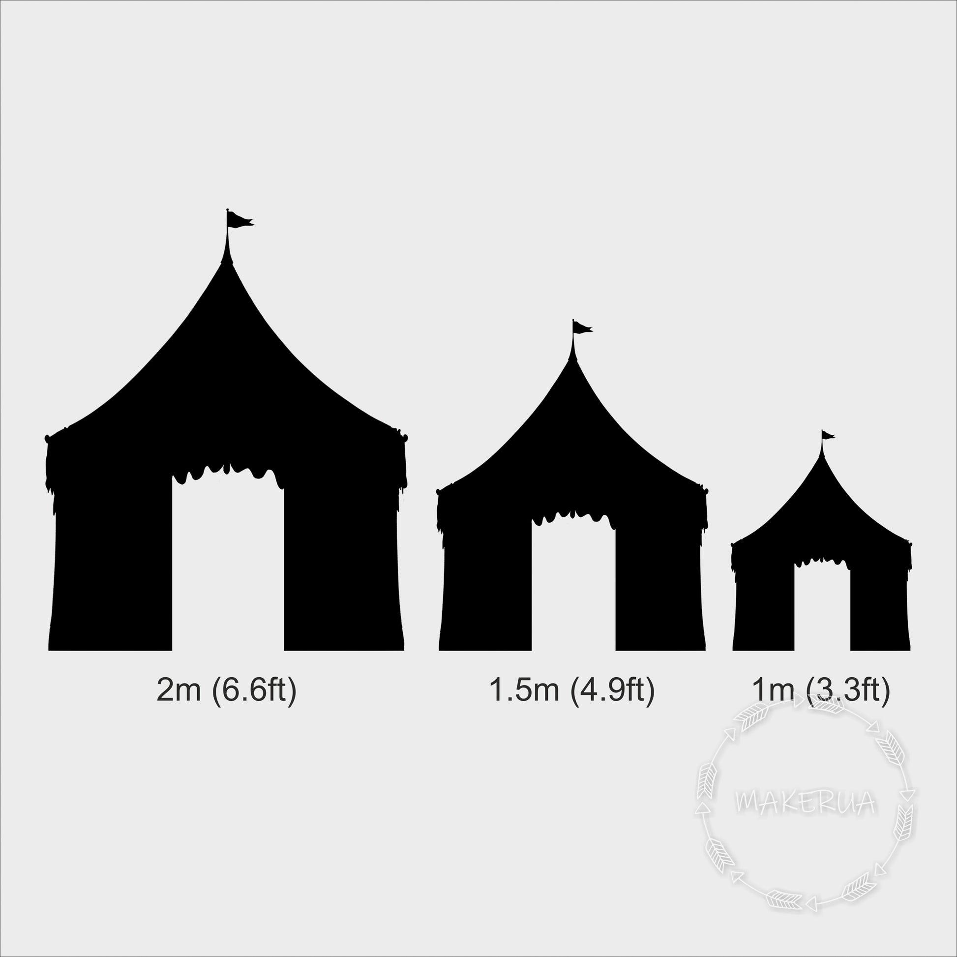 Circus Carnival Birthday Party Cutouts Decorations Event Props Ideas Cute Themed Decor UV Print - MakerUA