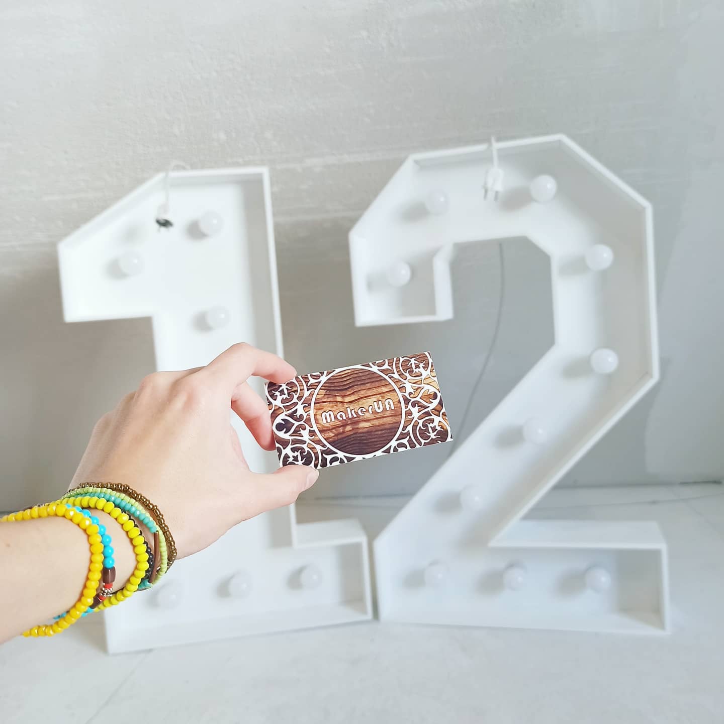 Numbers 0-9 decorations cold led bulb light neon lamp decor party text letters mark sign marquee - MakerUA