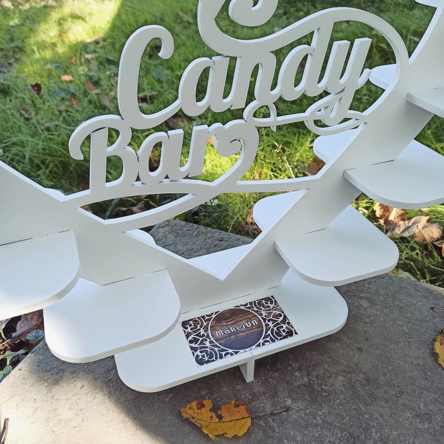 Heart shape candy bar sweet stand 03 cake parties birthday wedding table decorations buffet cart party delights cupcake tray white style treats decor - MakerUA