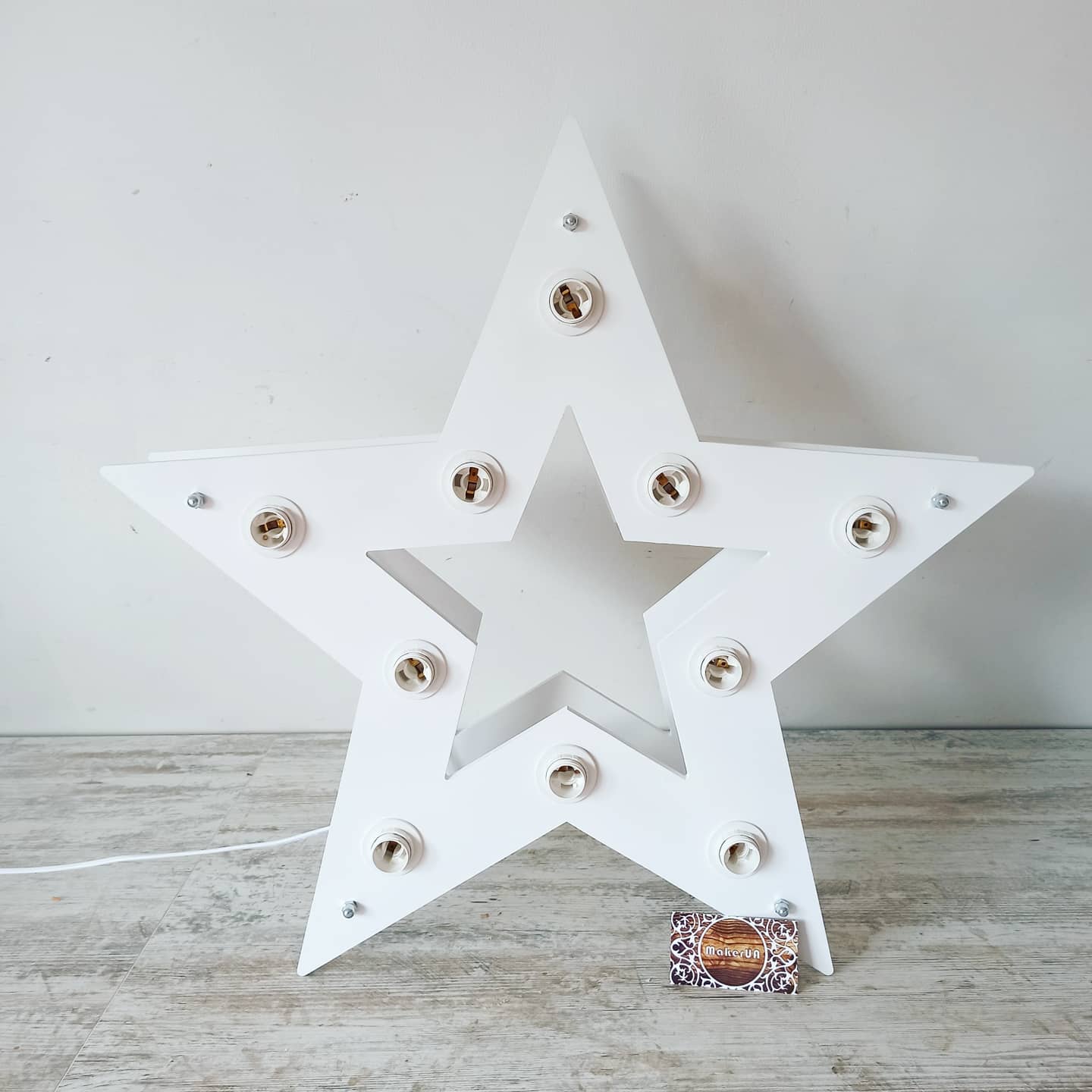 Star LED Bulb Marquee Sign Light Up Shape Wedding Birthday Event Party Props Photo Booth Photography moon decorations - MakerUA