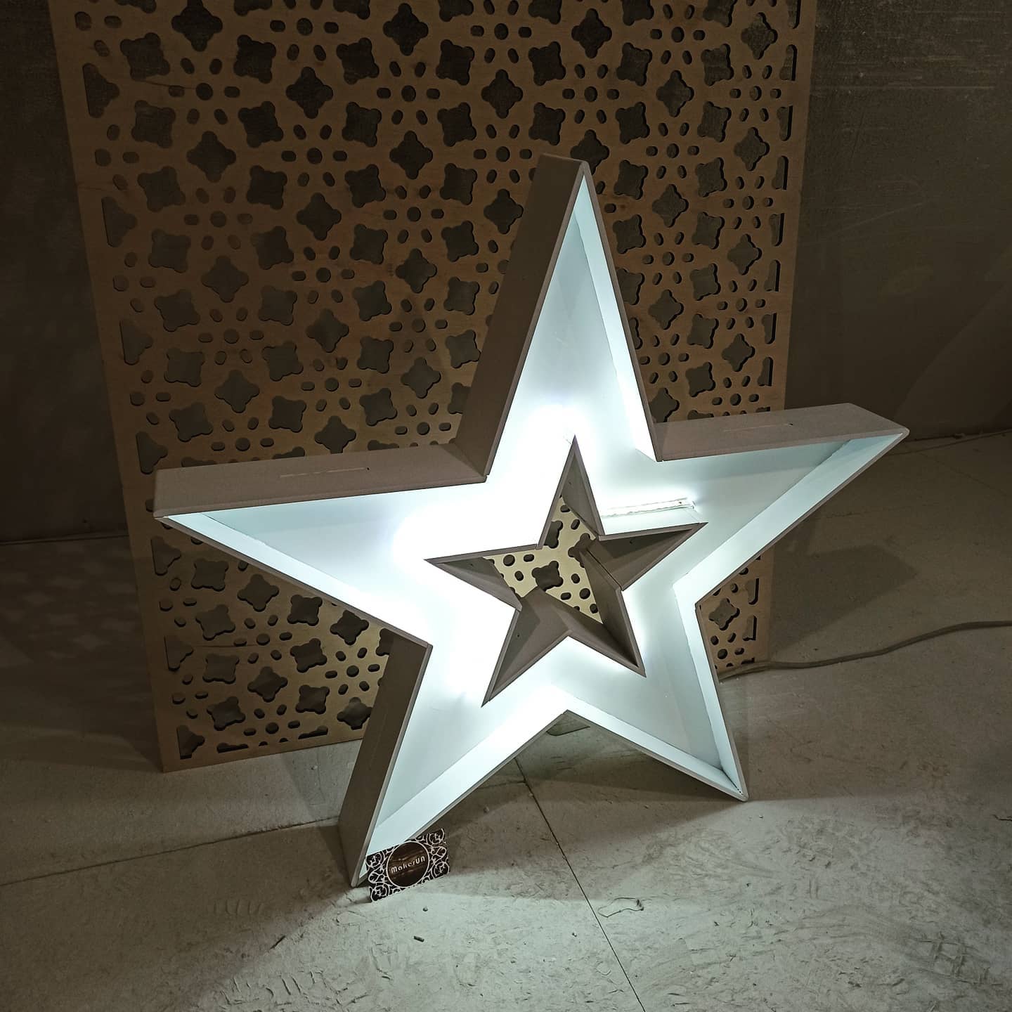 Зірка світлодіодний неоновий знак Marquee підсвічування 3D форма велике весілля день народження подія вечірка реквізит фотобудка фотографія місяць прикраси