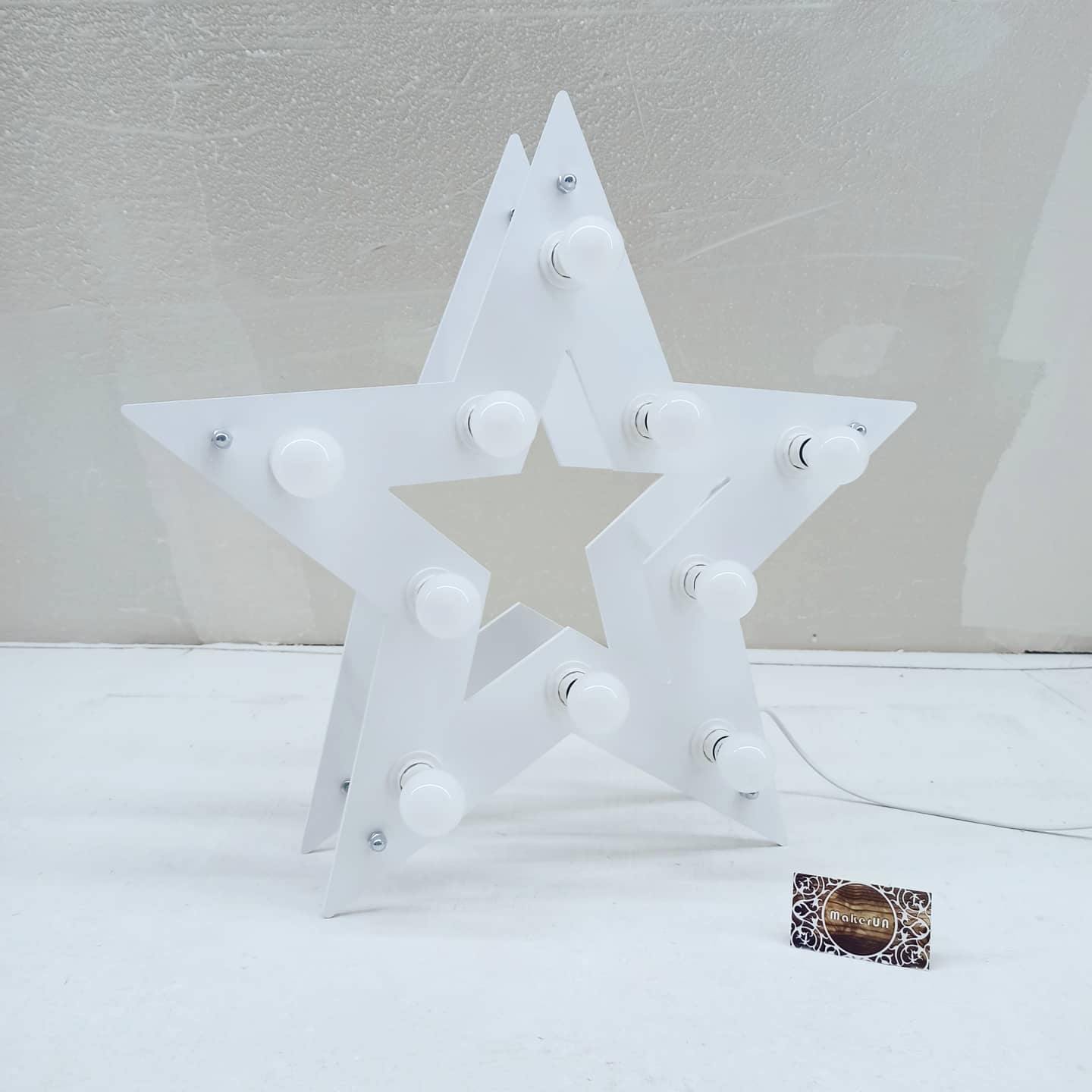 Star LED Bulb Marquee Sign Light Up Shape Wedding Birthday Event Party Props Photo Booth Photography moon decorations - MakerUA