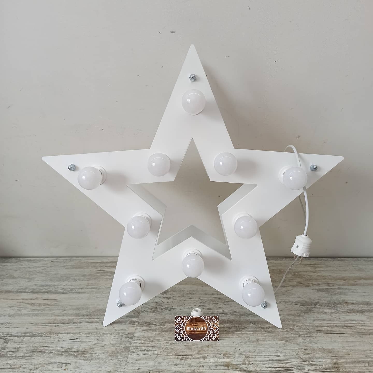 Star LED Bulb Marquee Sign Light Up Shape Wedding Birthday Event Party Props Photo Booth Photography moon decorations - MakerUA
