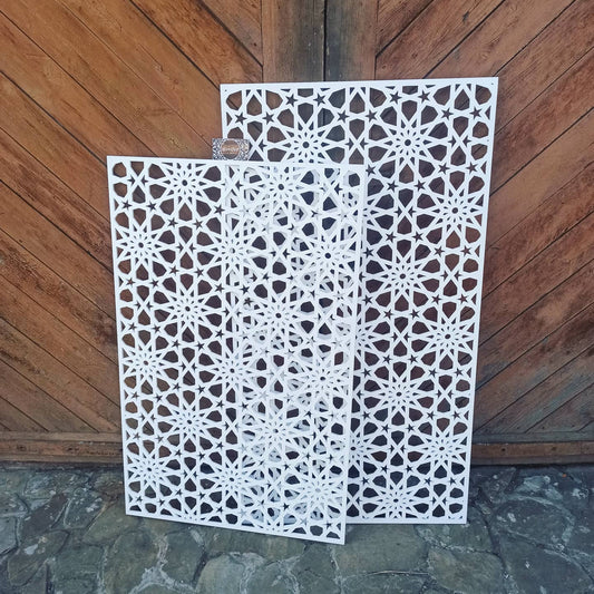 Laser cut panel screen lace privacy wall art home decor - MakerUA