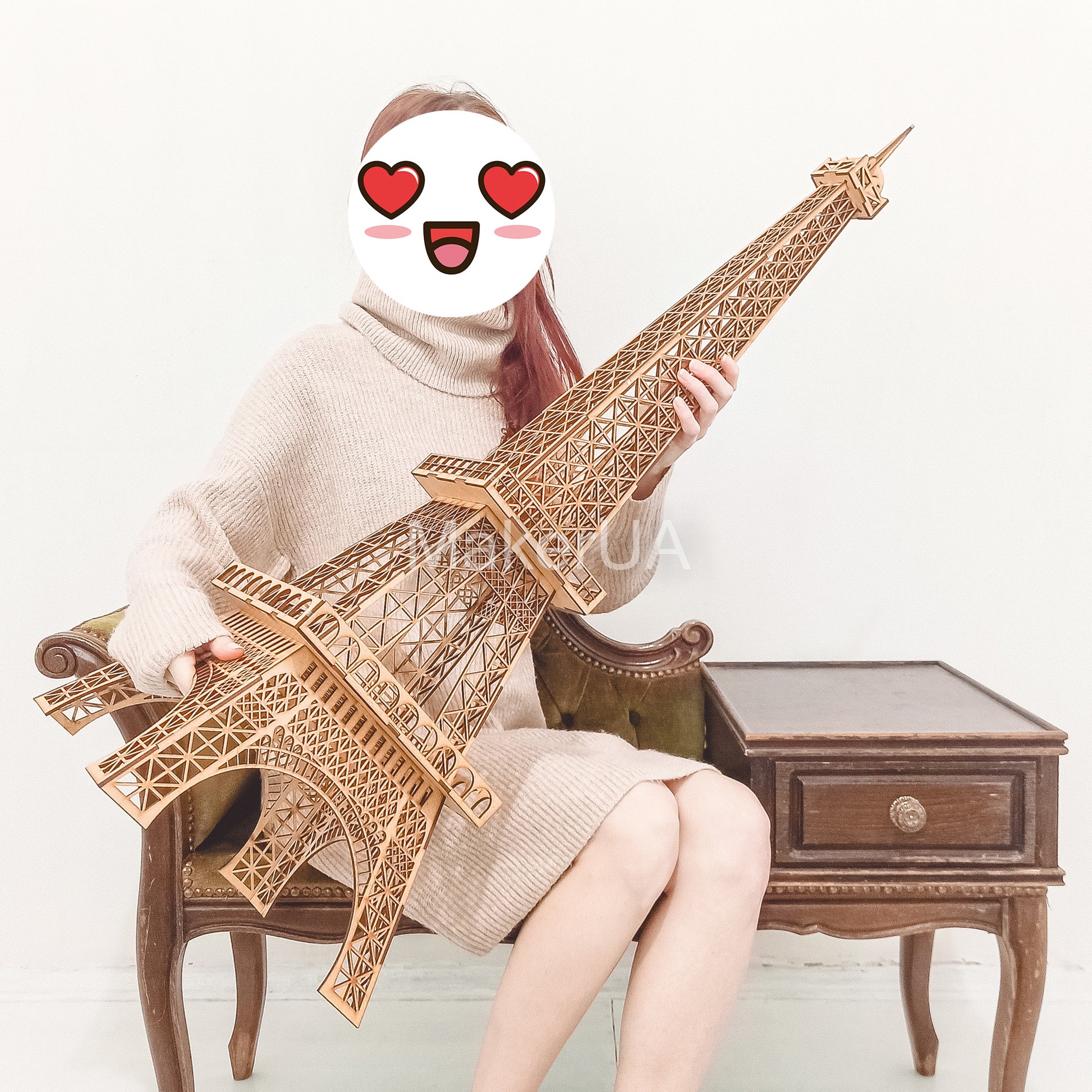 Eiffel Tower 3D sculpture statue Paris large huge life size lifesize wedding birthday figurine home decor - MakerUA