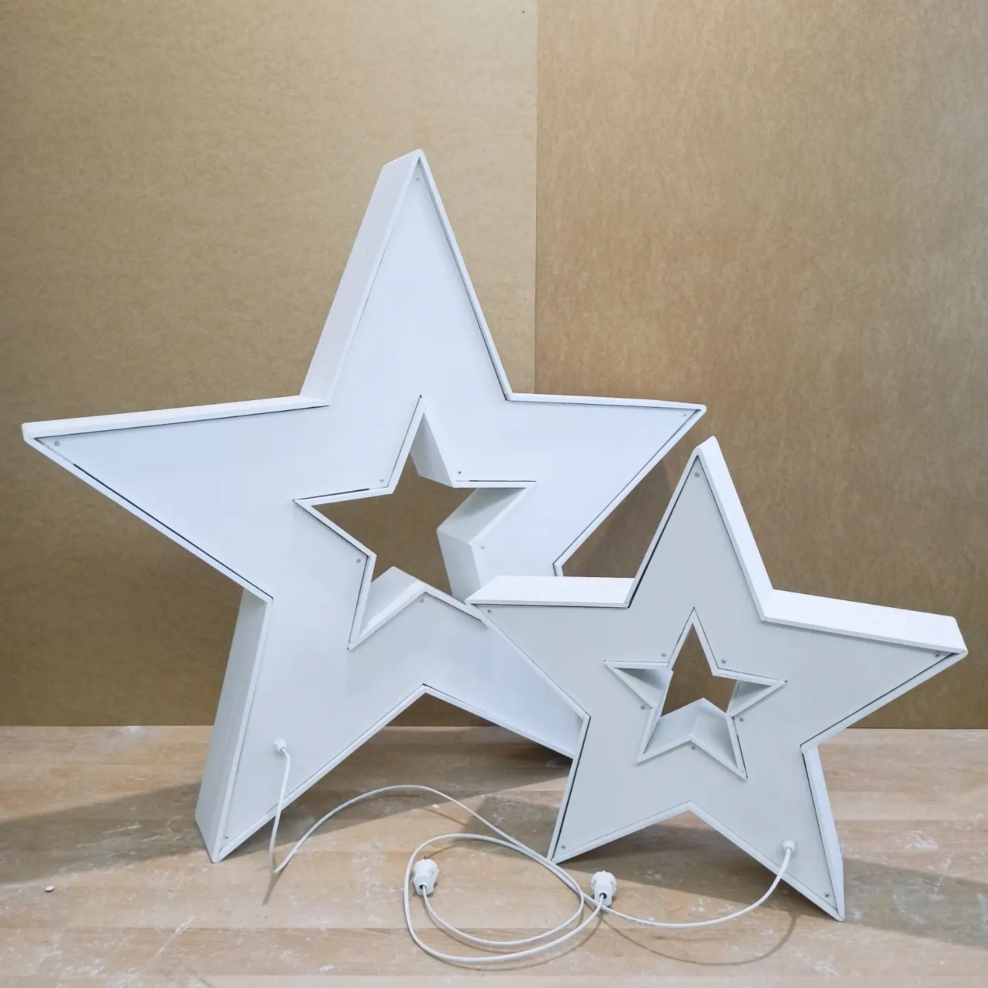 Star LED Bulb Marquee Sign Light Up 3D Shape Wedding Birthday Event Party Props Photo Booth Photography moon decorations - MakerUA