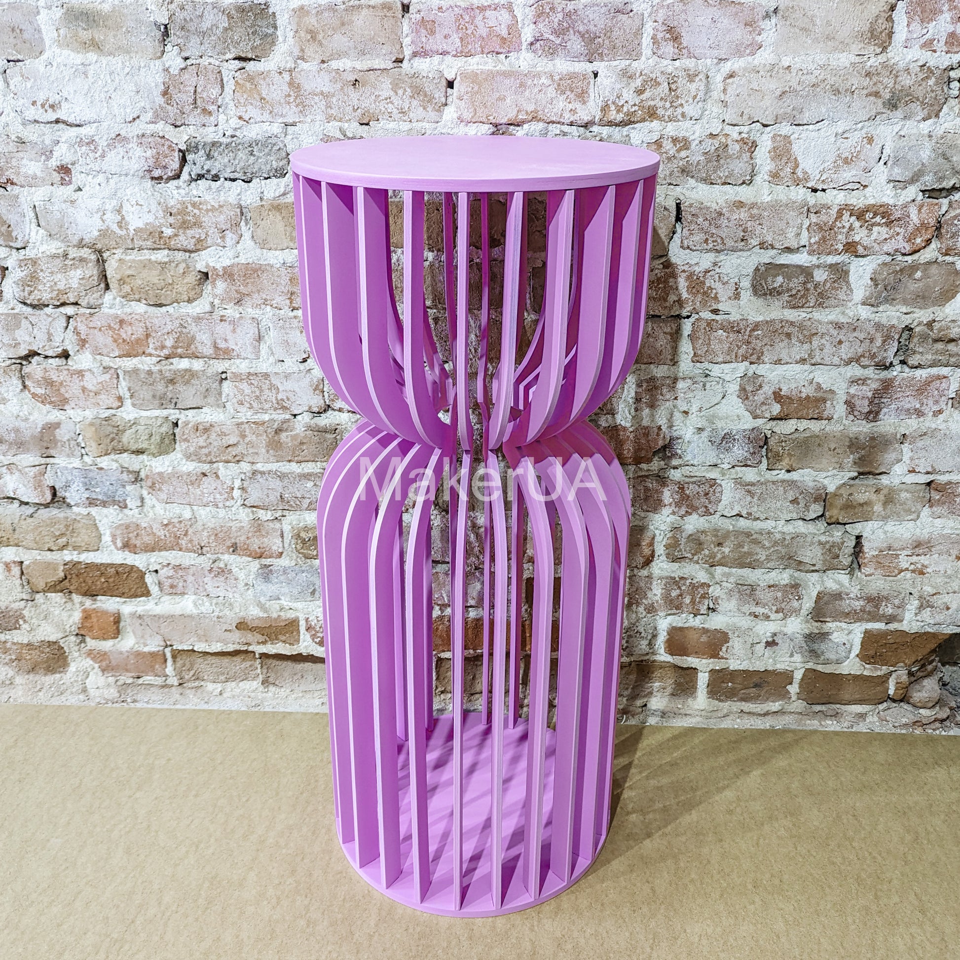 Table decorations accent plywood wooden wood white plant flower sweet cake stand pedestal baby shower birthday wedding event party prop shop photo booth balloon arch victorian 3d style decor - MakerUA