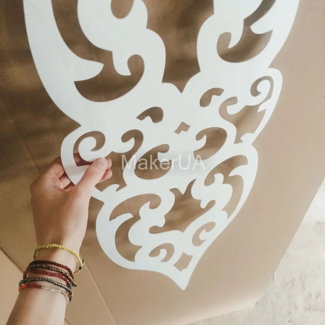 Decorations wedding birthday party cafe restaurant laser cut cutting fabric - MakerUA