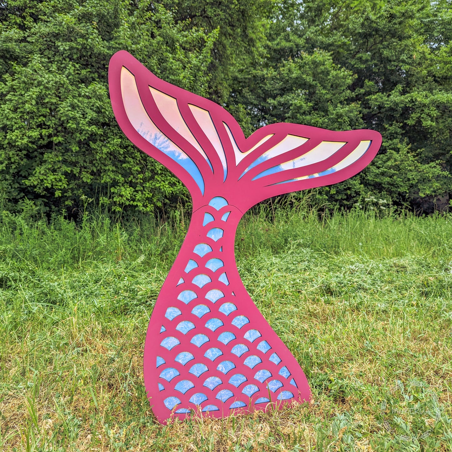 Mermaid Tail Decorations Under the Sea Party Decor Birthday cute themed event photo props backdrop princess cinderella baby girl shell wings - MakerUA