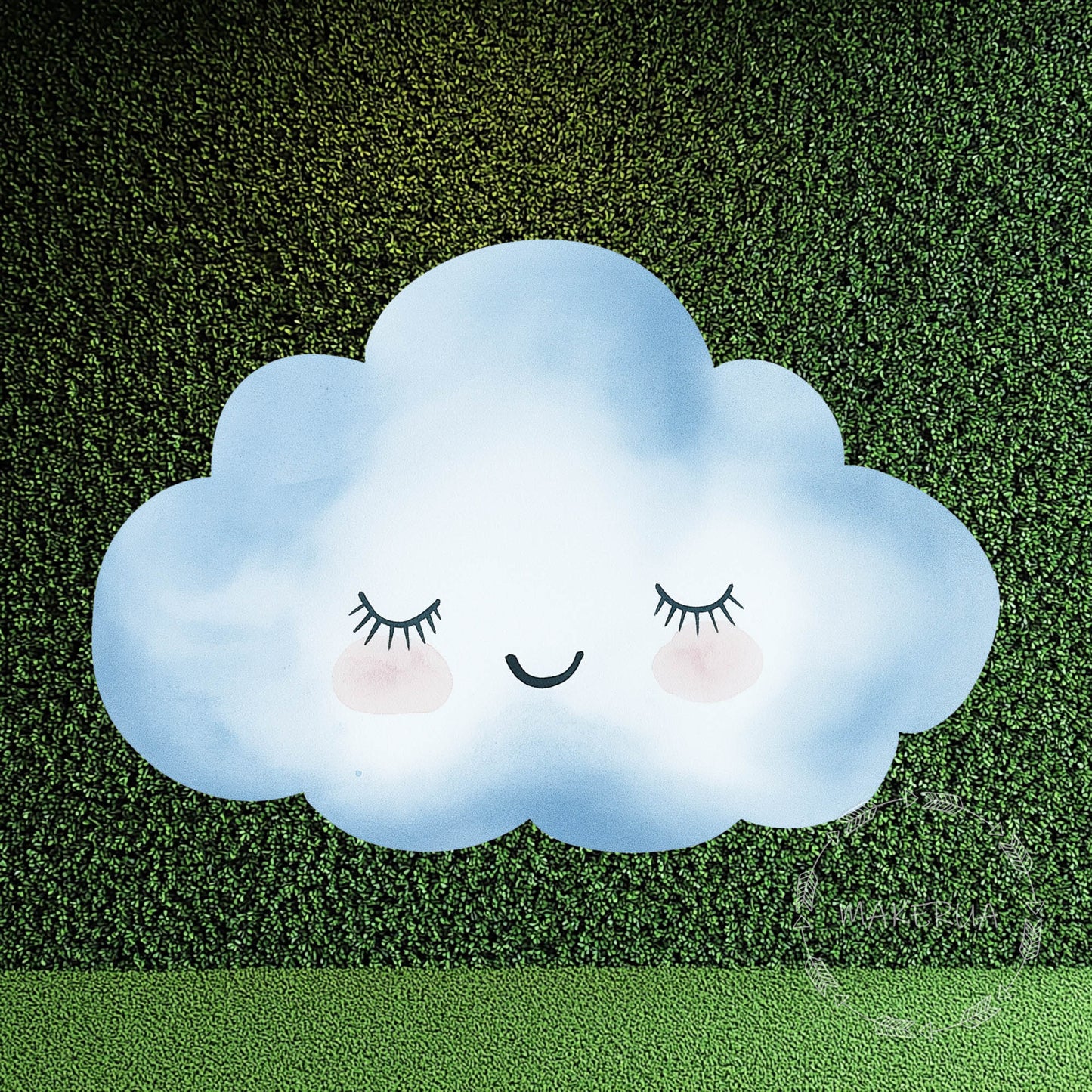 Cloud Printed Decor for Birthday Wedding Baby Shower Cute Cutouts Home Room Wall Art Party Props Decorations - MakerUA