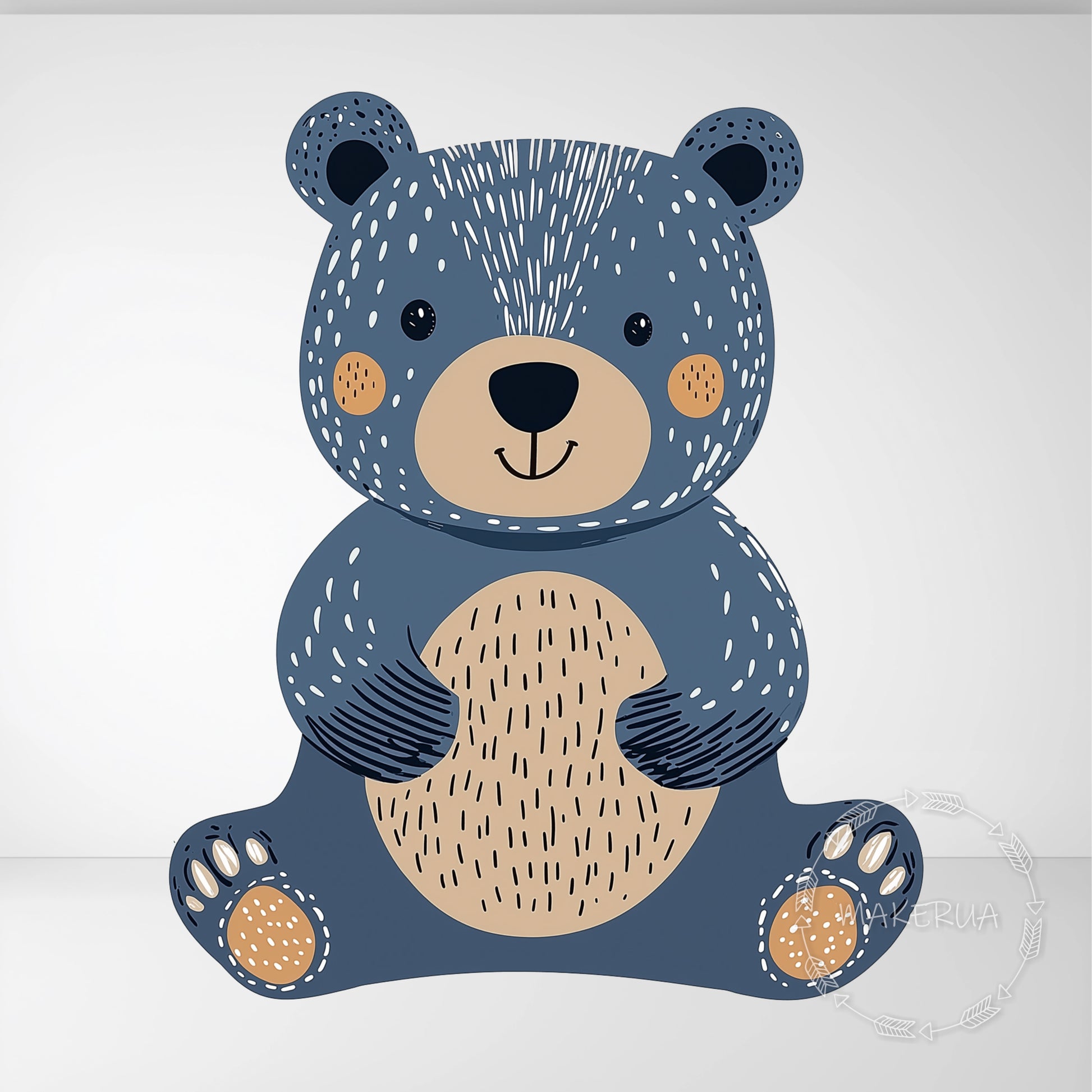 Bear Animal Printed Cutouts Decor for Birthday Wedding Girl Boy Baby Shower Cute Party Props Decorations - MakerUA