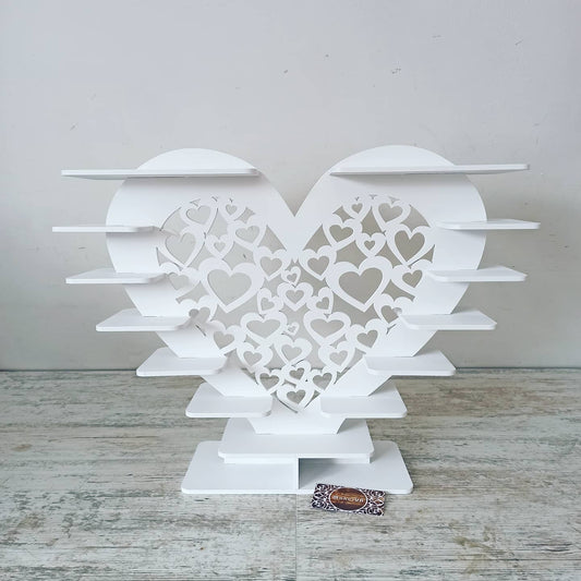 Candy Bar Stand Sweet Cake Display heart shape Buffet Food Catering