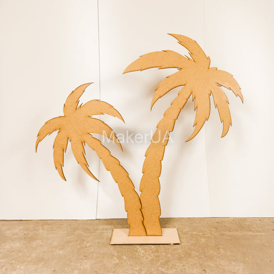 Palm tree party decorations free standing decor birthday photo props beach themed style - MakerUA