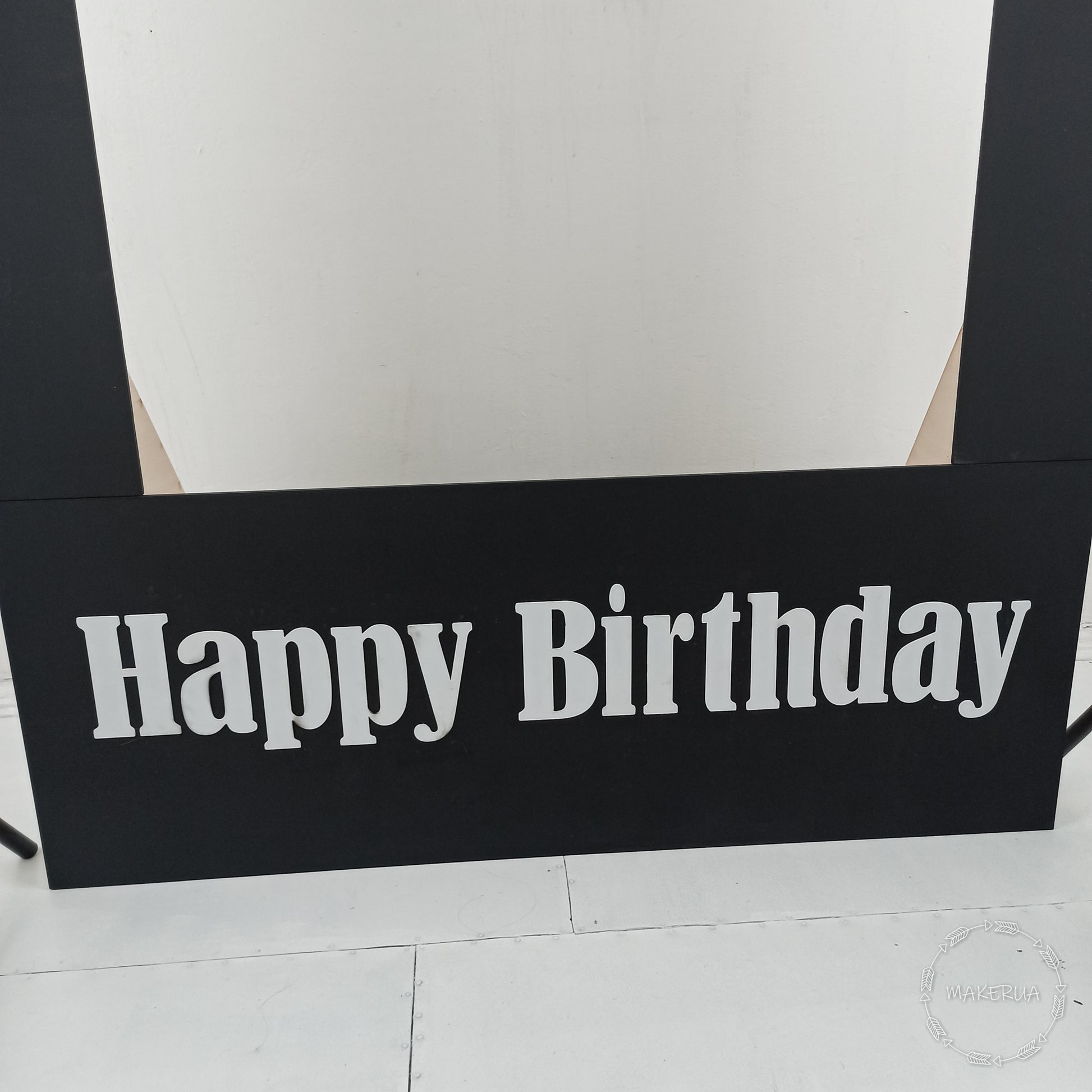 Frame Photo Booth name props life size selfie box themed party prom decorations doll girl backdrop birthday style decor - MakerUA