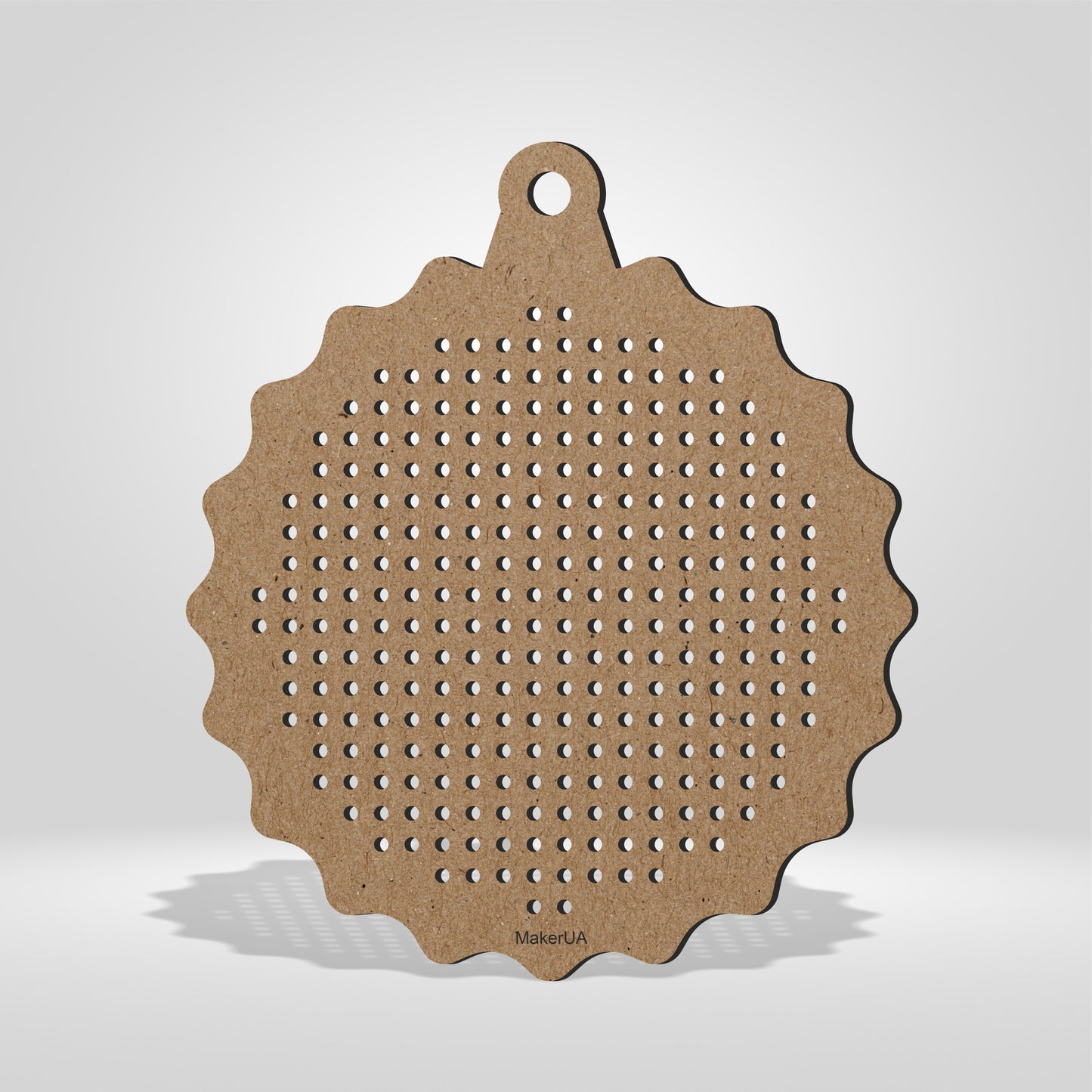 Wooden Cross Stitch Blank Base Embroidery Christmas Ornaments Decorations Pendant Shape for DIY Jewelry Gift Wood Bead Thread Needlecraft Style NY SetA6 - MakerUA