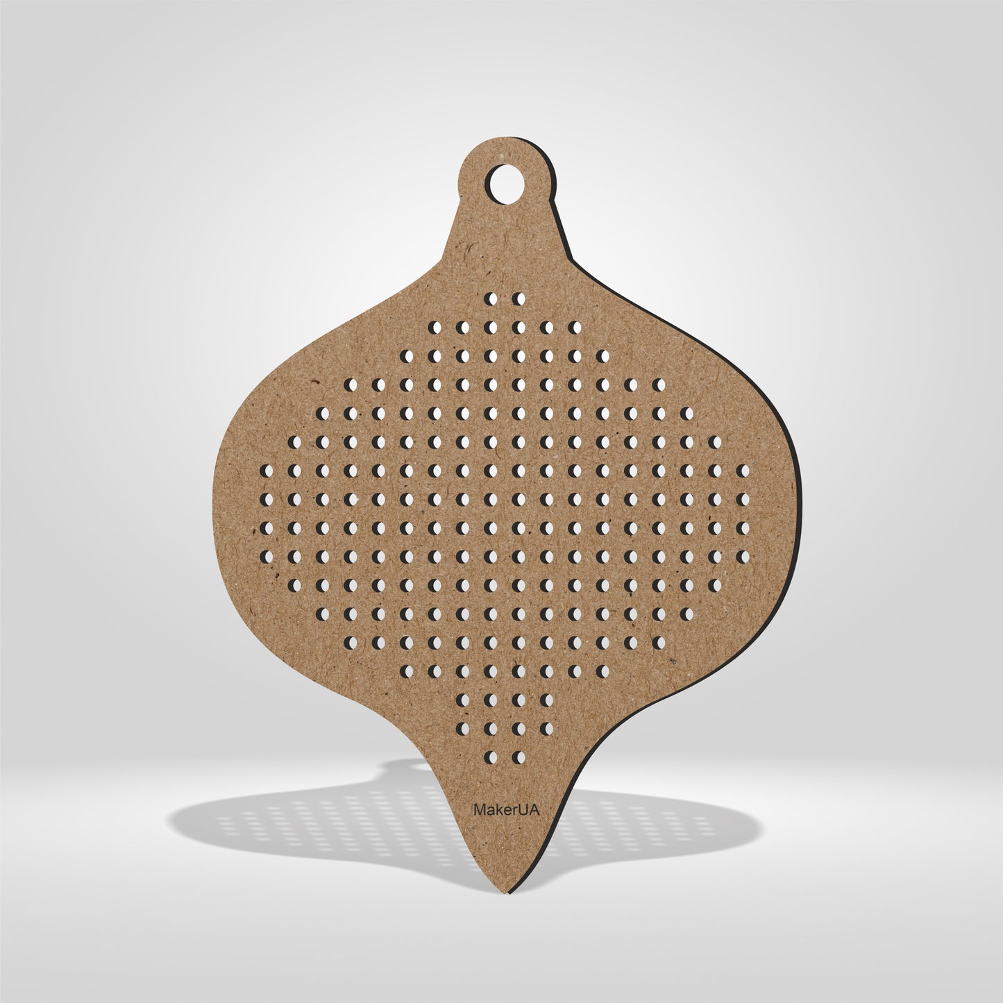 Wooden Cross Stitch Blank Base Embroidery Christmas Ornaments Decorations Pendant Shape for DIY Jewelry Gift Wood Bead Thread Needlecraft Style NY SetA8 - MakerUA