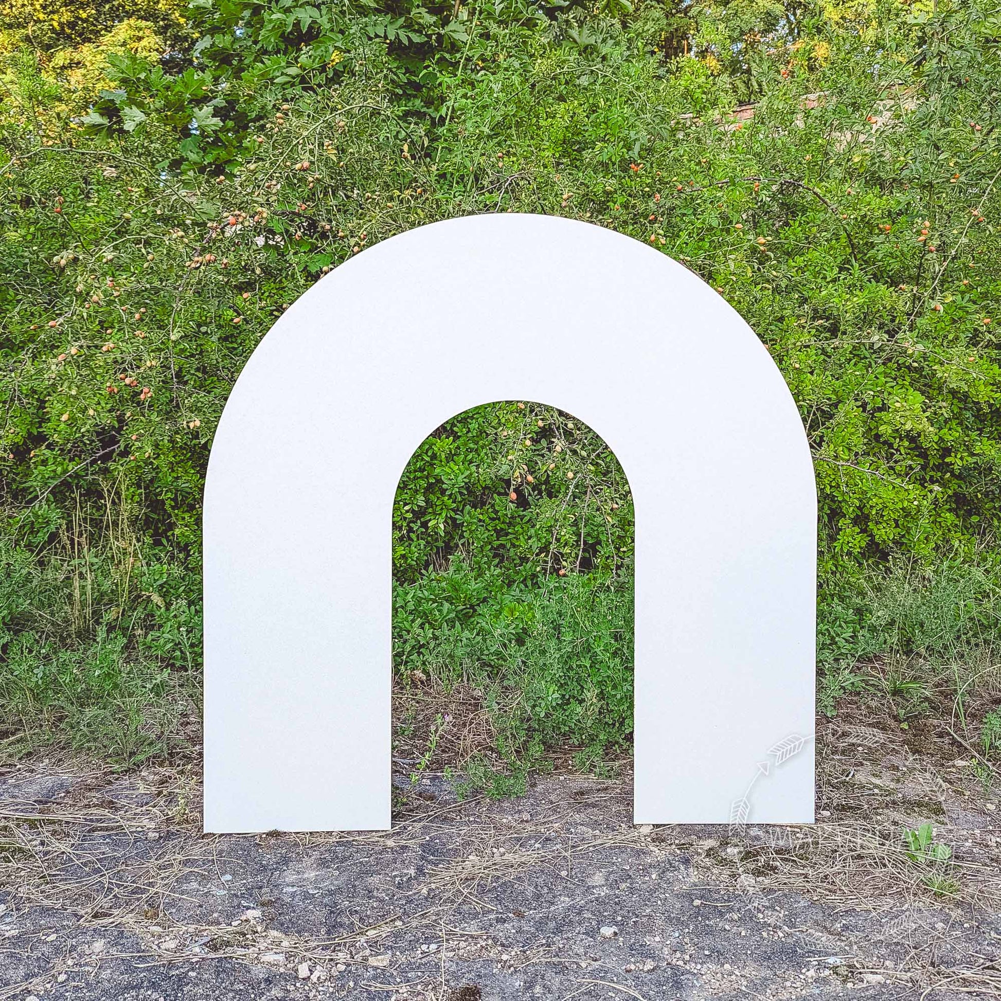 Arch for Wedding Ceremony Birthday Party White Arbor Openwork Lace Ornate Backdrop Decorations Decor Style 31 - MakerUA