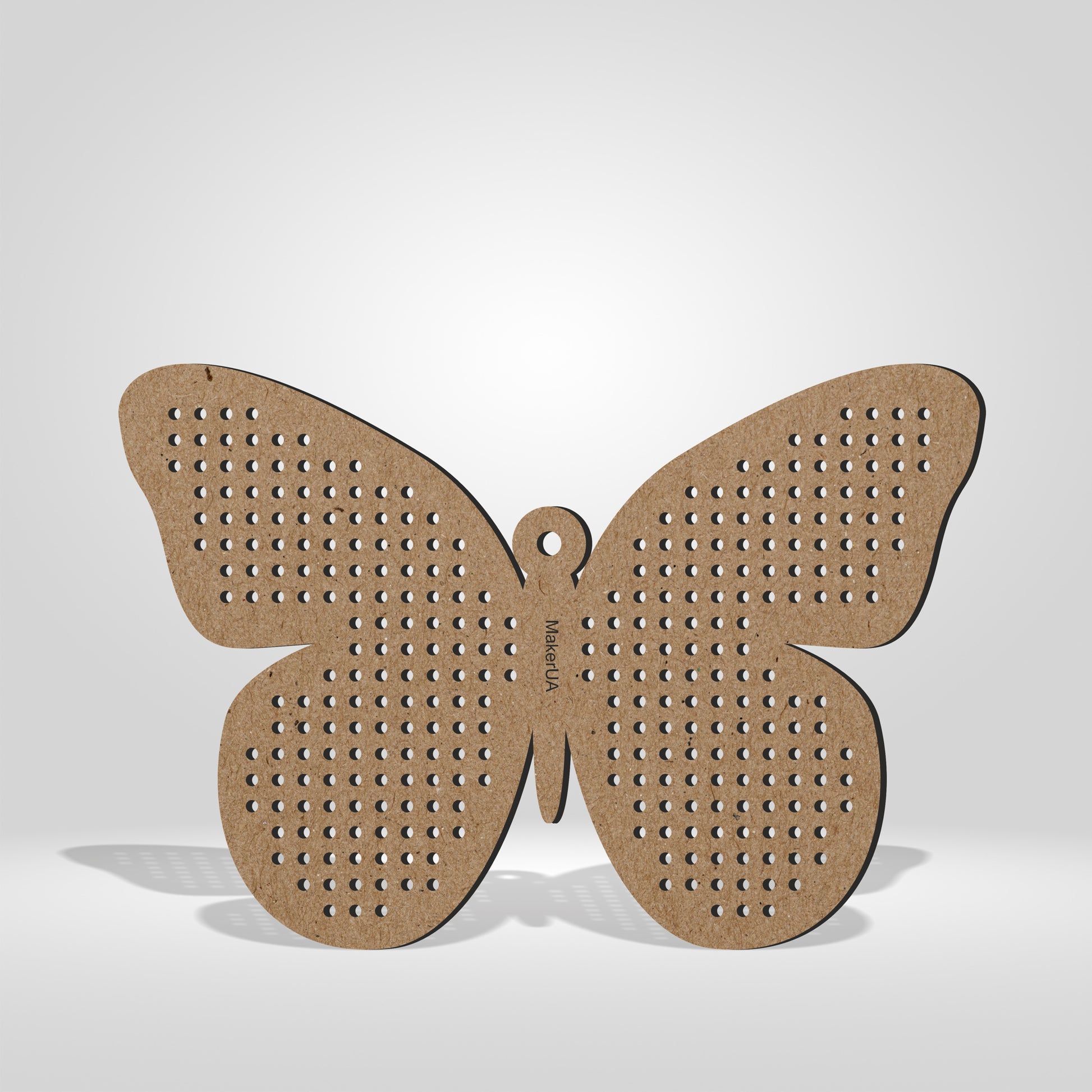 Wooden Cross Stitch Blank Base Embroidery Christmas Tree Ornaments Decorations Pendant DIY Jewelry Gift Bead Thread Needlecraft Shape Butterfly Style SetK2 - MakerUA