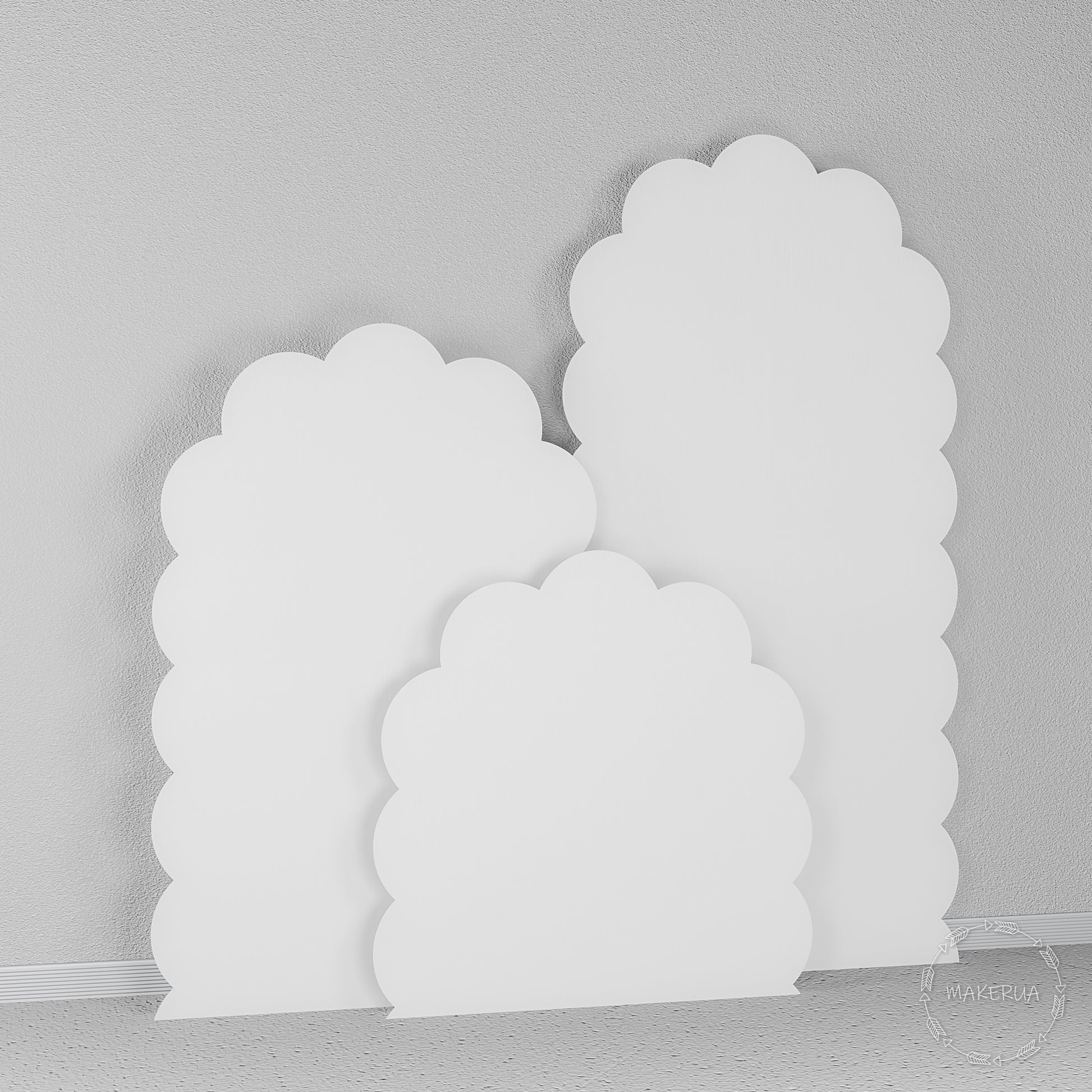 Backdrop 04 birthday wedding event party photo booth prop decorations arch - MakerUA
