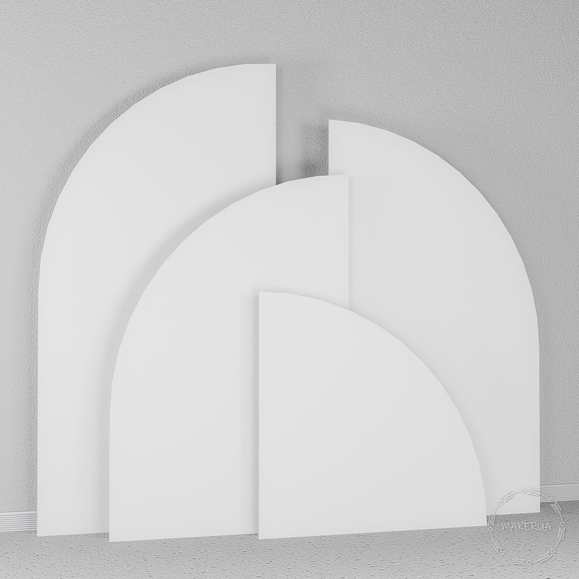 Backdrop 03 birthday wedding event party photo booth prop decorations arch - MakerUA