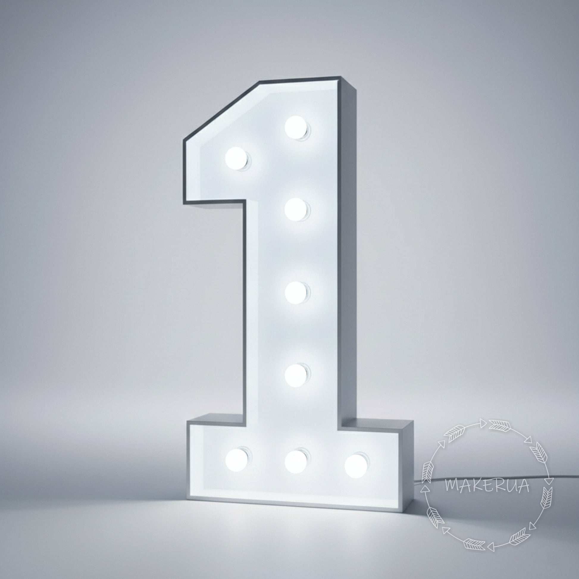 Numbers 0-9 decorations cold led bulb light neon lamp decor party text letters mark sign marquee - MakerUA
