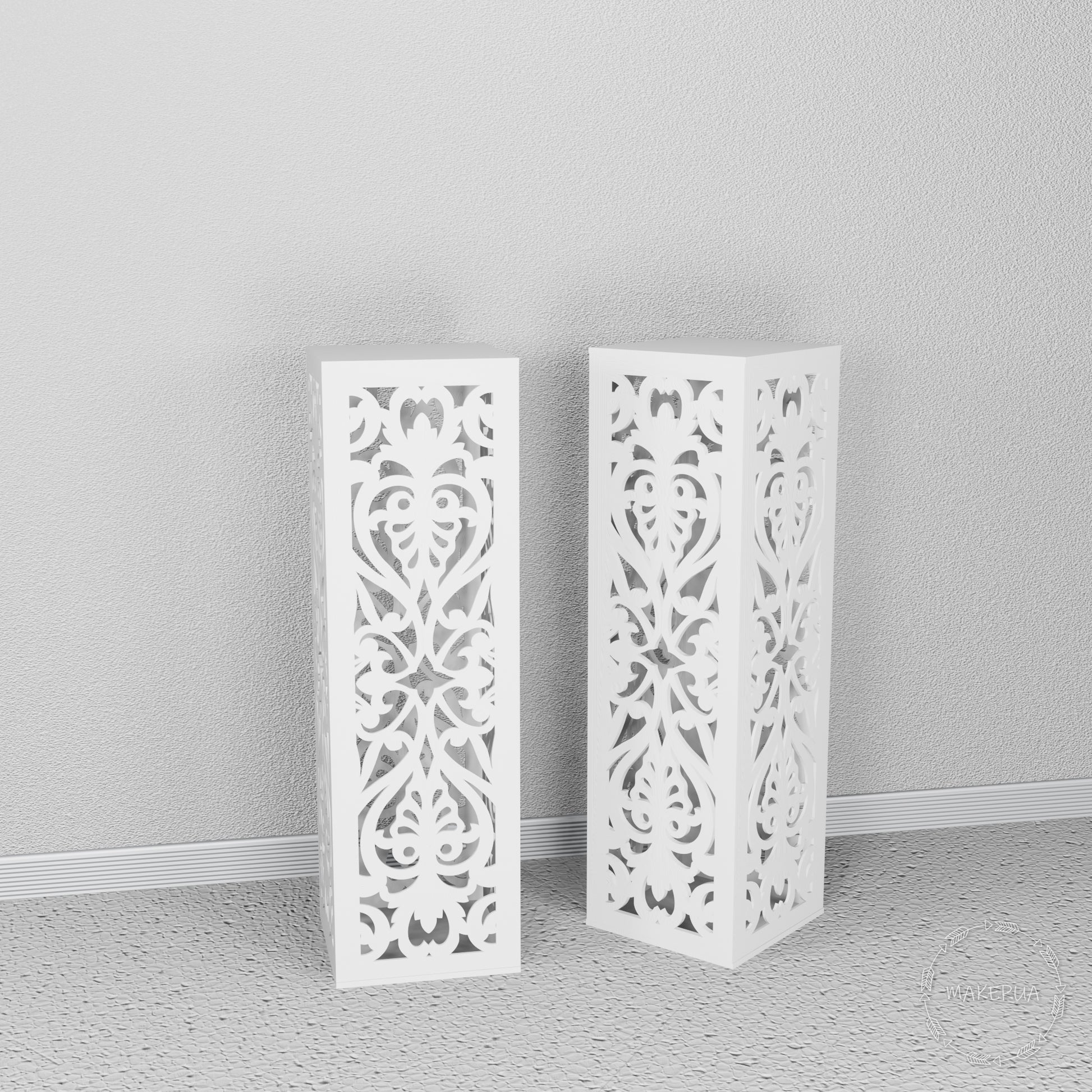 Column 01 birthday wedding event party photo booth props decorations table stand pedestal plinths cylinder pillar display - MakerUA