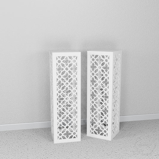 Column 04 birthday wedding event party photo booth props decorations table stand pedestal plinths cylinder pillar display - MakerUA