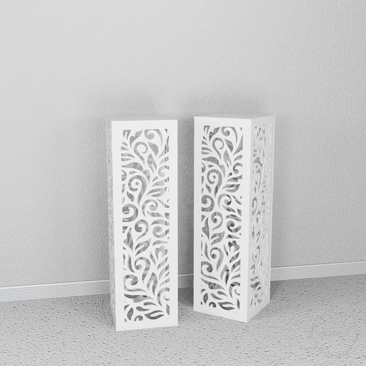 Column 02 birthday wedding event party photo booth props decorations table stand pedestal plinths cylinder pillar display - MakerUA