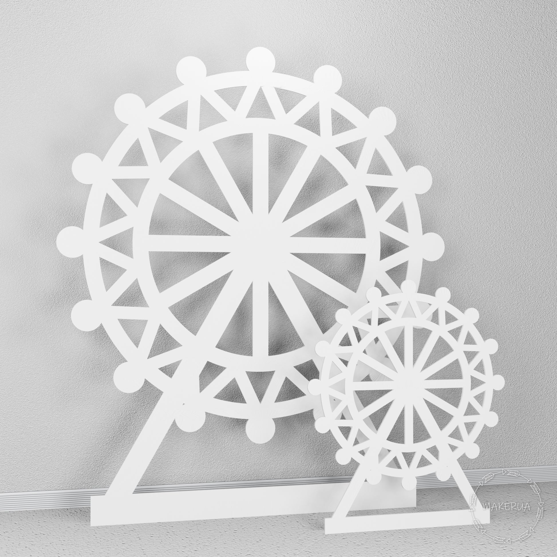 Ferris Wheel birthday event party photo zone booth props balloon carnival carousel circus carriage festival decorations arch backdrop decor 04 - MakerUA