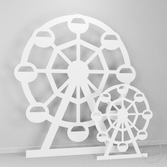 Ferris Wheel birthday event party photo zone booth props balloon carnival carousel circus carriage festival decorations arch backdrop decor 01 - MakerUA