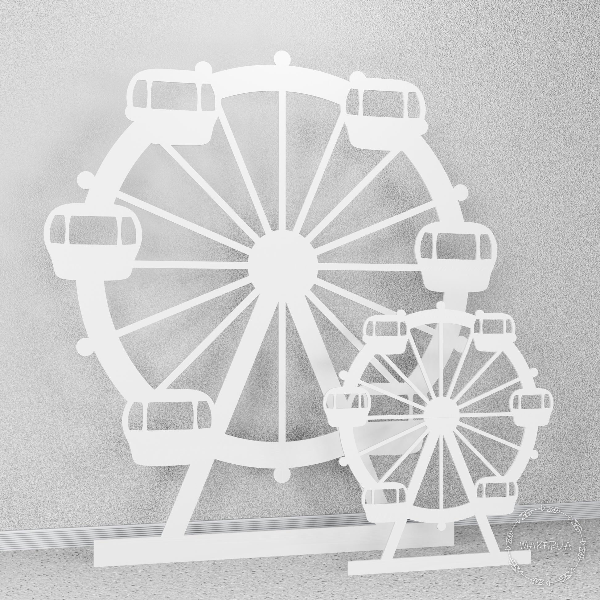 Ferris Wheel birthday event party photo zone booth props balloon carnival carousel circus carriage festival decorations arch backdrop decor 02 - MakerUA