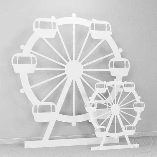 Ferris Wheel birthday event party photo zone booth props balloon carnival carousel circus carriage festival decorations arch backdrop decor 02 - MakerUA