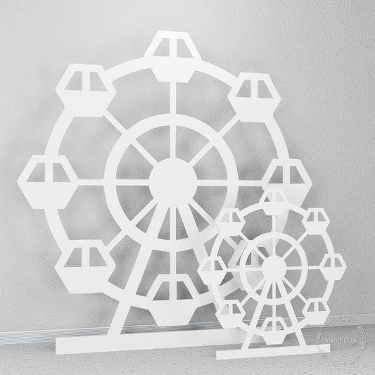Ferris Wheel birthday event party photo zone booth props balloon carnival carousel circus carriage festival decorations arch backdrop decor 03 - MakerUA