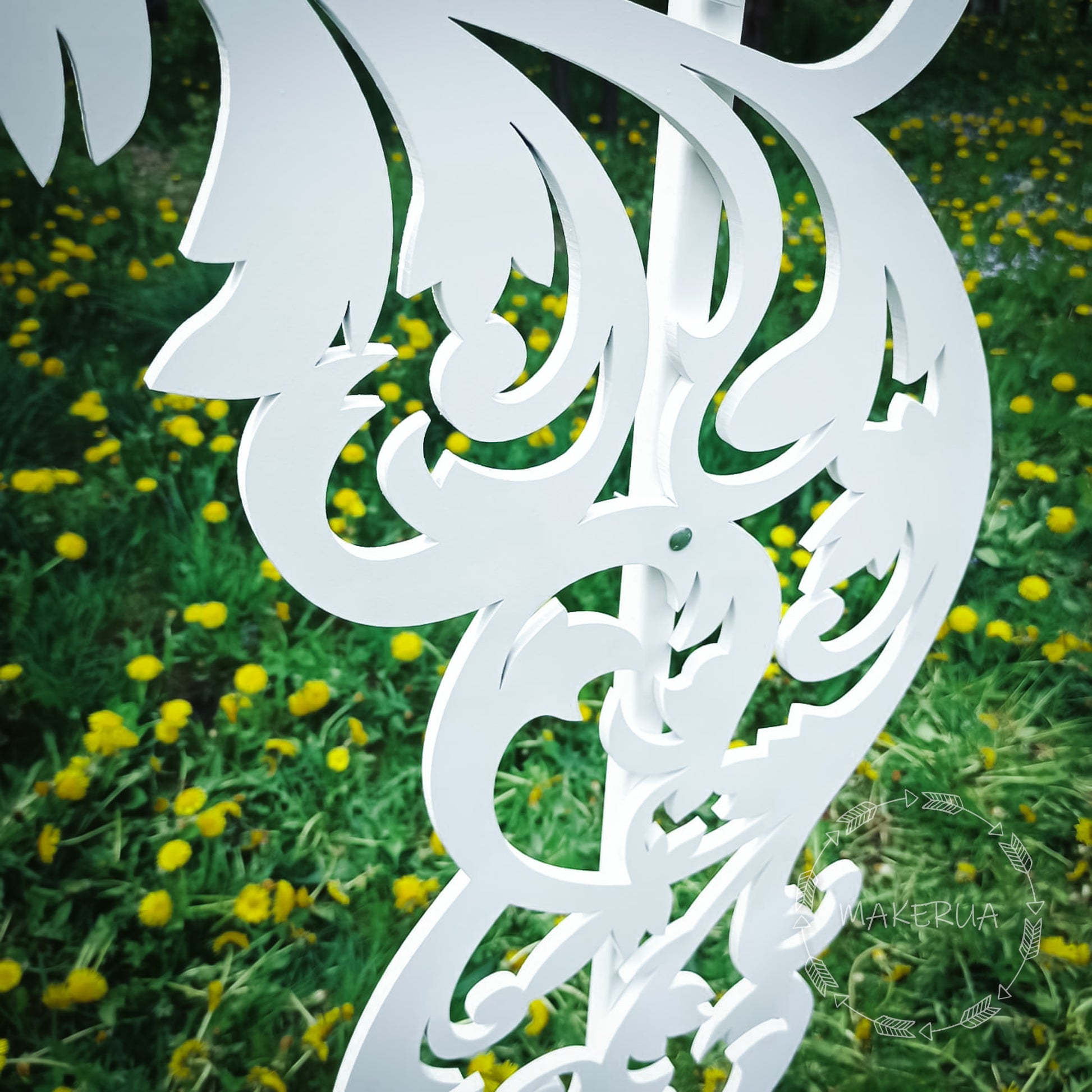 Arch wedding backdrop arbor floral frame white wooden wood flower rustic birthday event party prop shop photo booth decorations decor lace boho style - MakerUA